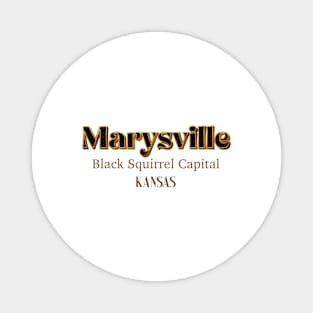 Marysville Black Squirrel Capital Magnet